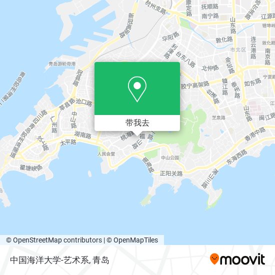 中国海洋大学-艺术系地图