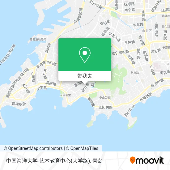 中国海洋大学-艺术教育中心(大学路)地图