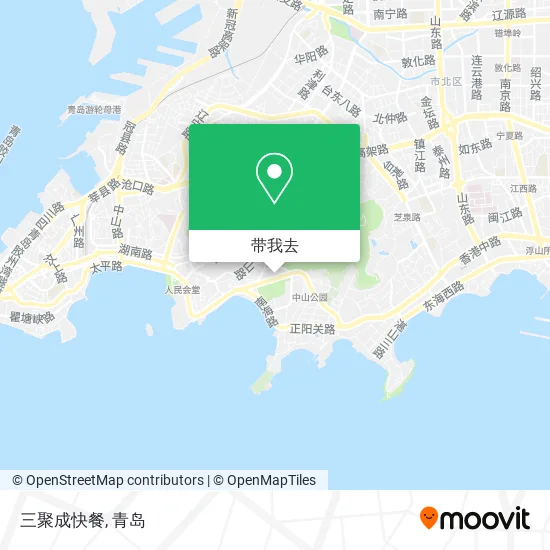 三聚成快餐地图