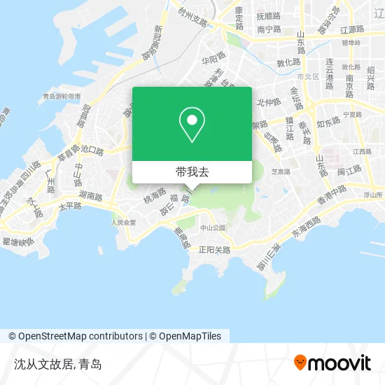 沈从文故居地图