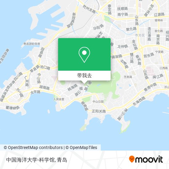 中国海洋大学-科学馆地图