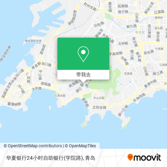 华夏银行24小时自助银行(学院路)地图