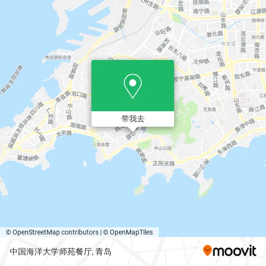 中国海洋大学师苑餐厅地图