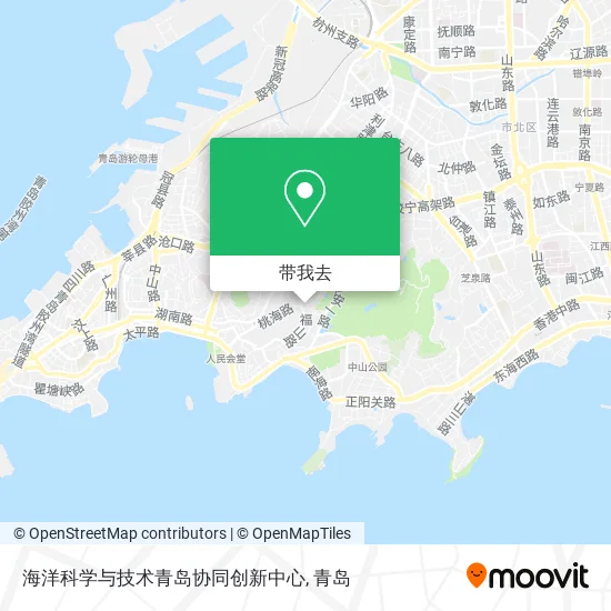 海洋科学与技术青岛协同创新中心地图