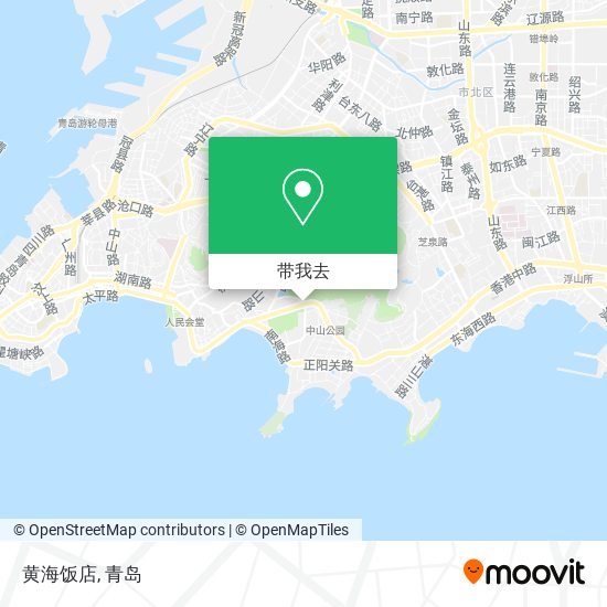 黄海饭店地图