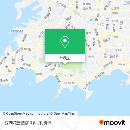 西湖花园酒店-咖啡厅地图