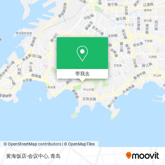 黄海饭店-会议中心地图