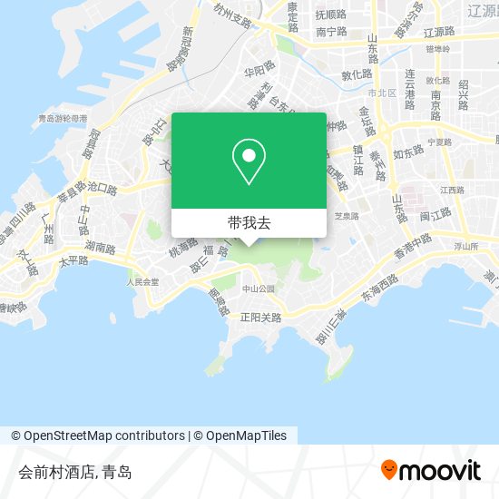 会前村酒店地图