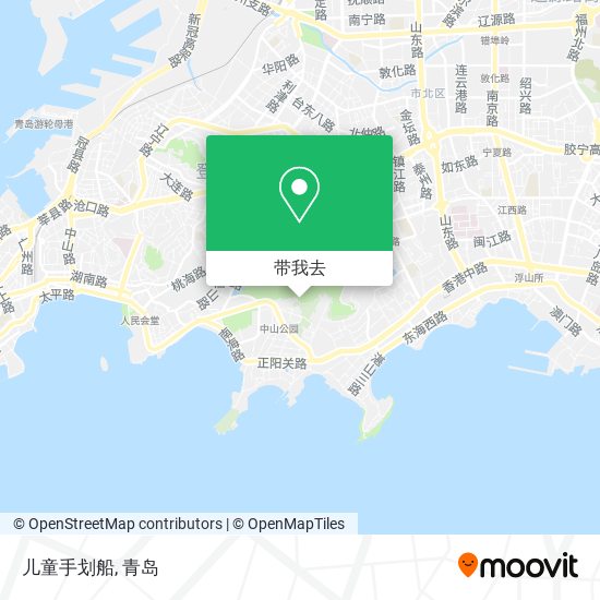 儿童手划船地图