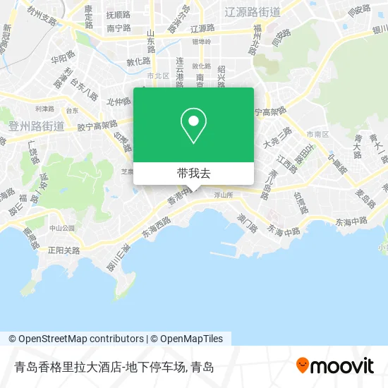 青岛香格里拉大酒店-地下停车场地图