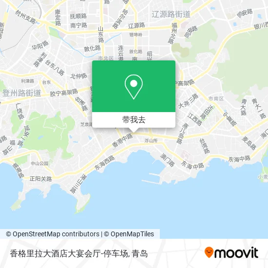 香格里拉大酒店大宴会厅-停车场地图