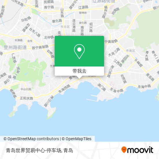 青岛世界贸易中心-停车场地图