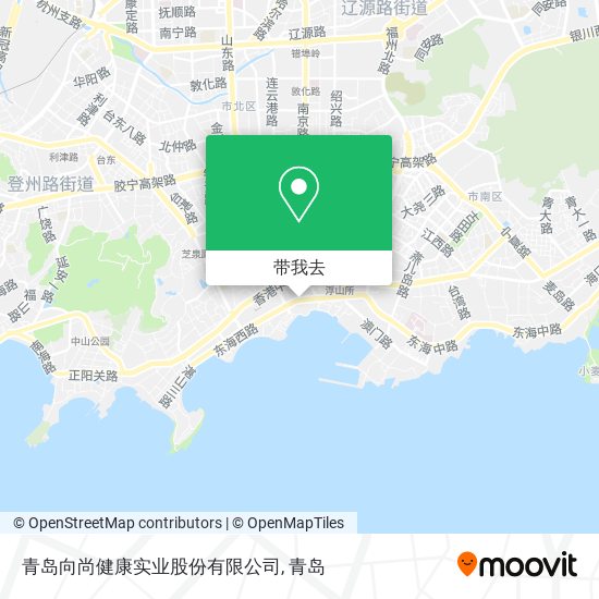青岛向尚健康实业股份有限公司地图