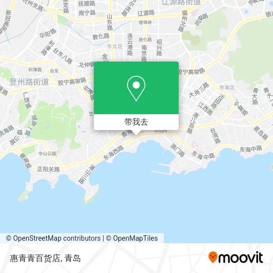 惠青青百货店地图