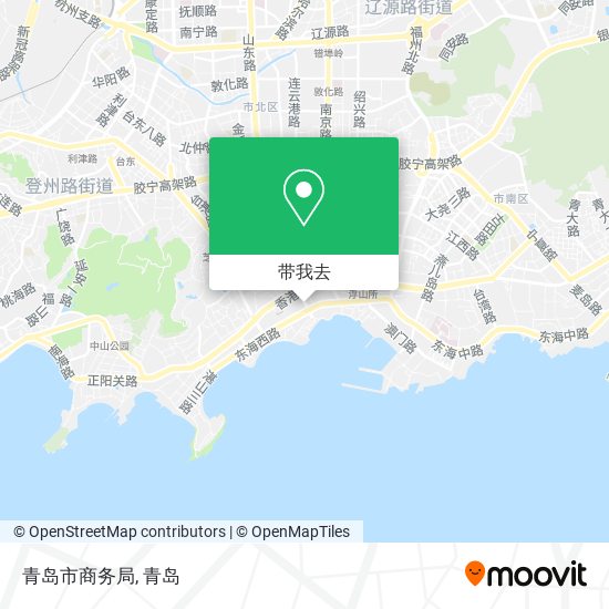 青岛市商务局地图