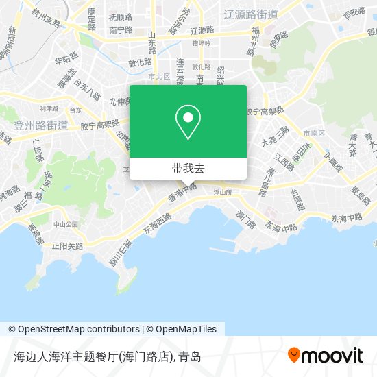 海边人海洋主题餐厅(海门路店)地图