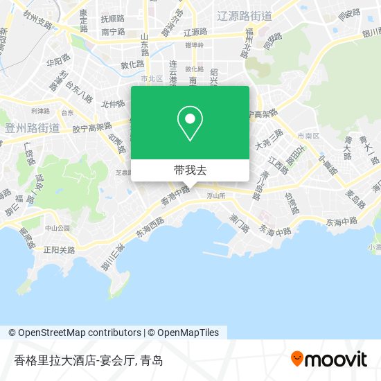 香格里拉大酒店-宴会厅地图