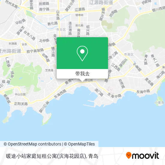 暖途小站家庭短租公寓(滨海花园店)地图