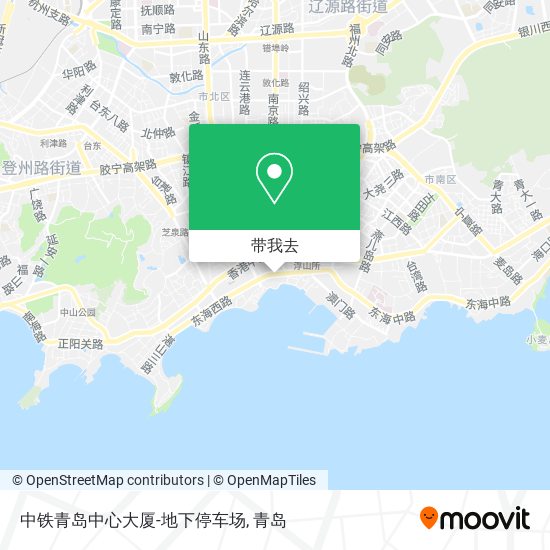 中铁青岛中心大厦-地下停车场地图