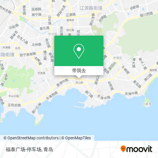 福泰广场-停车场地图