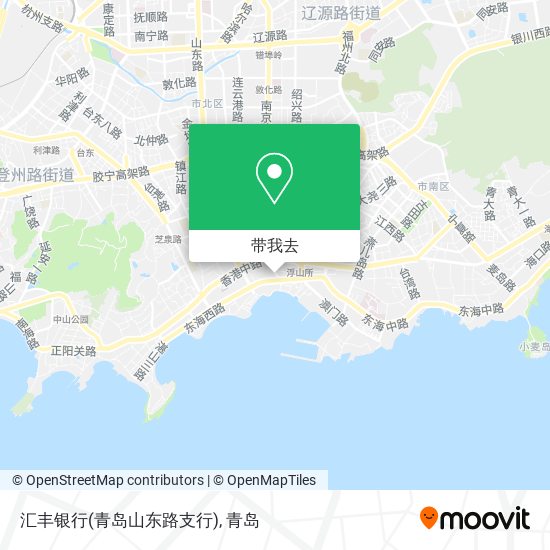 汇丰银行(青岛山东路支行)地图