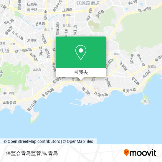 保监会青岛监管局地图