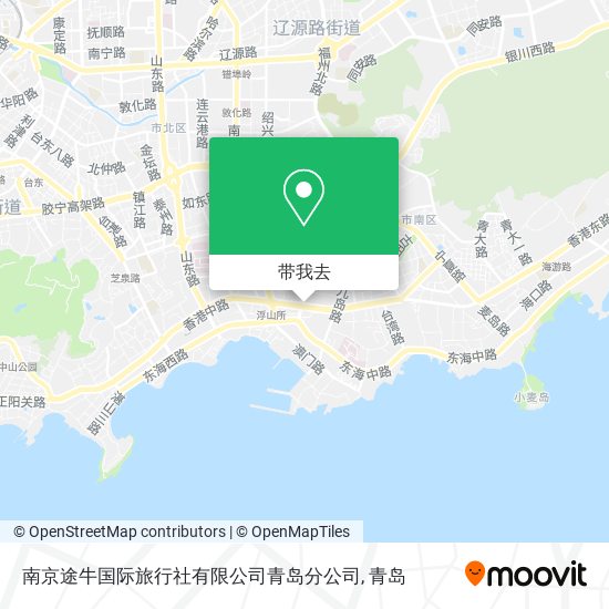 南京途牛国际旅行社有限公司青岛分公司地图