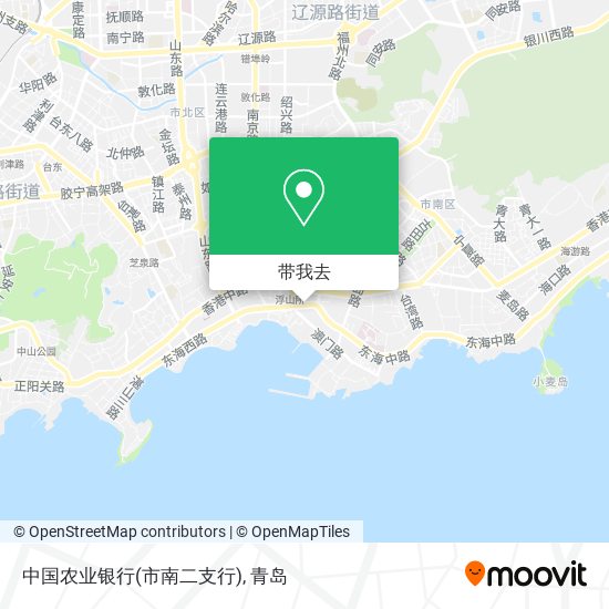 中国农业银行(市南二支行)地图
