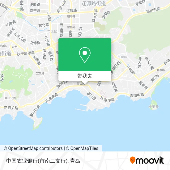 中国农业银行(市南二支行)地图
