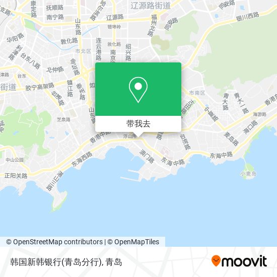 韩国新韩银行(青岛分行)地图