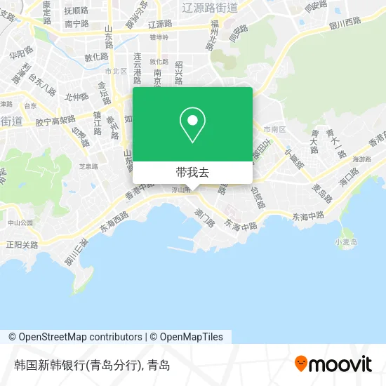 韩国新韩银行(青岛分行)地图