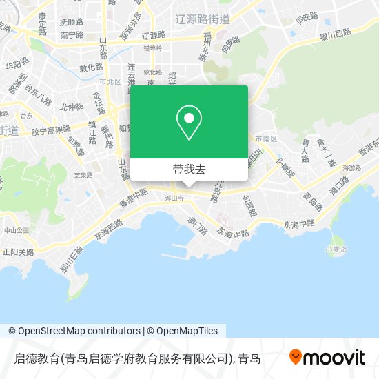 启德教育(青岛启德学府教育服务有限公司)地图