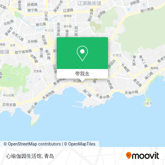 心瑜伽园生活馆地图