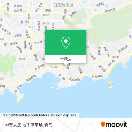 华普大厦-地下停车场地图
