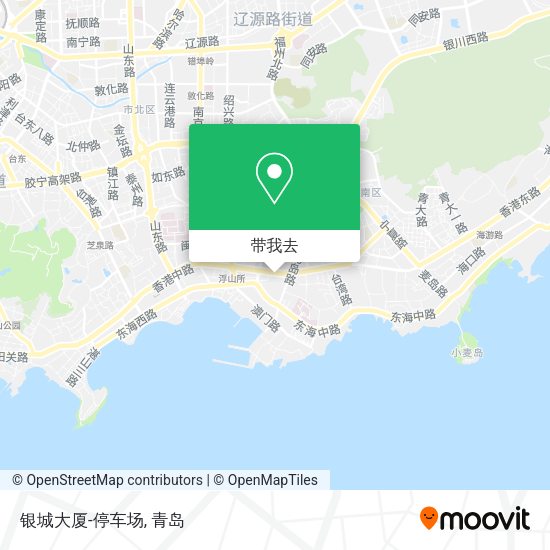 银城大厦-停车场地图
