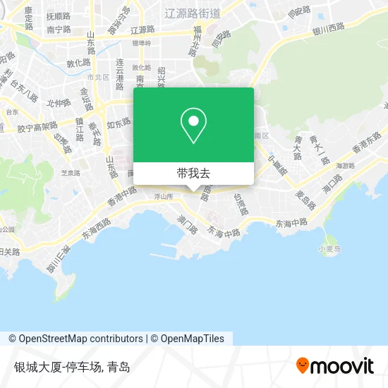 银城大厦-停车场地图