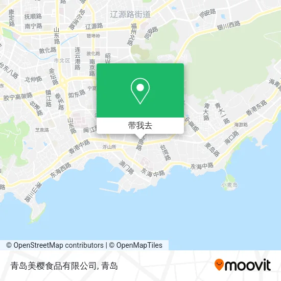青岛美樱食品有限公司地图