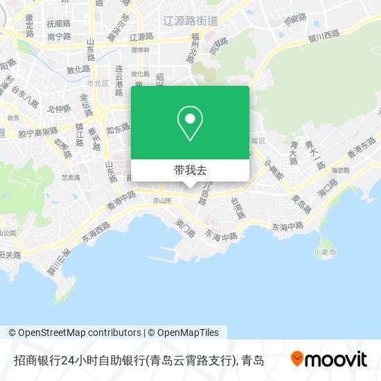 招商银行24小时自助银行(青岛云霄路支行)地图