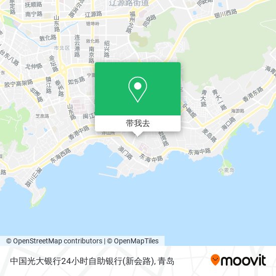 中国光大银行24小时自助银行(新会路)地图