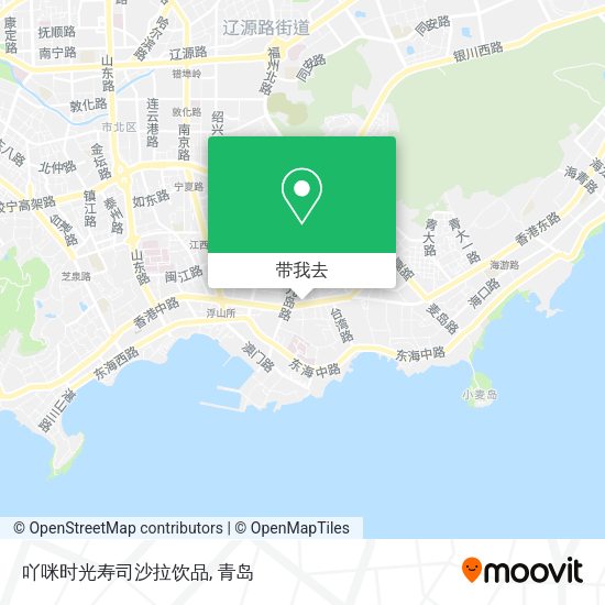 吖咪时光寿司沙拉饮品地图