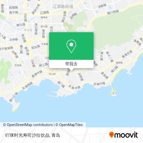 吖咪时光寿司沙拉饮品地图