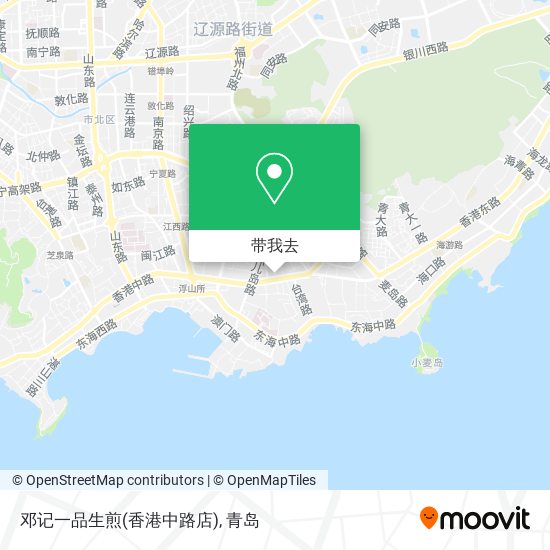 邓记一品生煎(香港中路店)地图