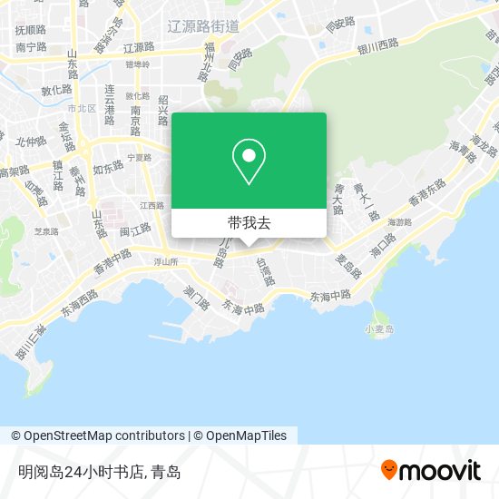 明阅岛24小时书店地图