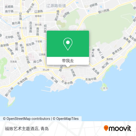 福致艺术主题酒店地图