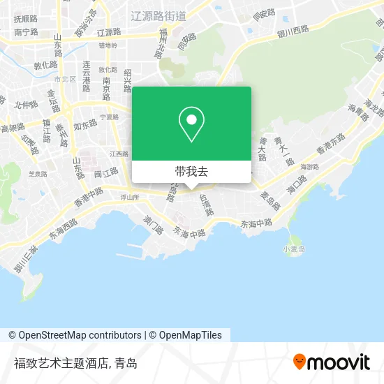 福致艺术主题酒店地图