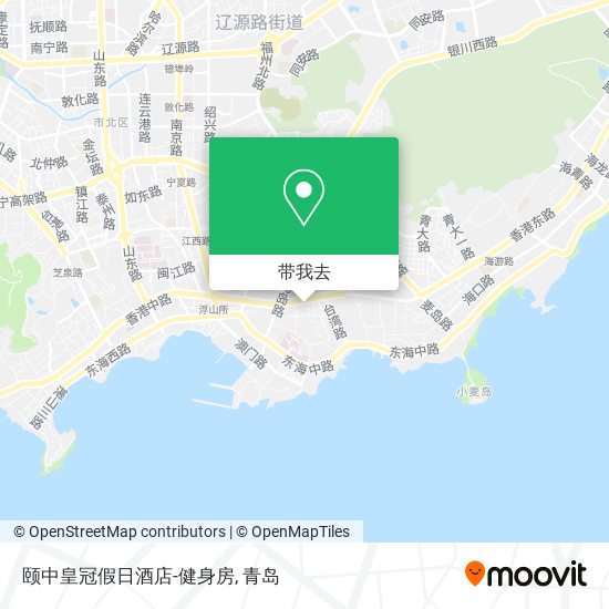 颐中皇冠假日酒店-健身房地图