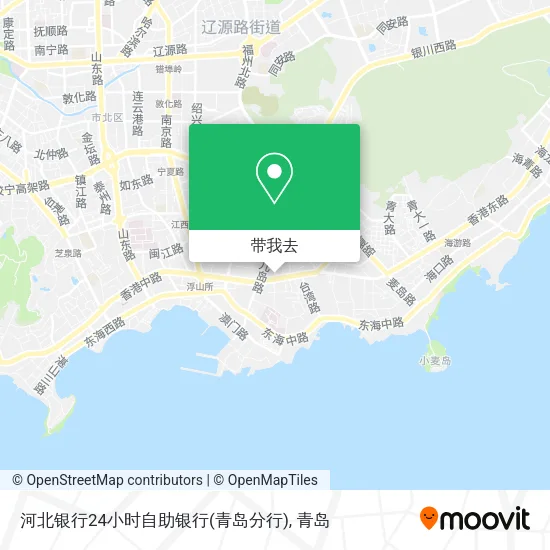 河北银行24小时自助银行(青岛分行)地图