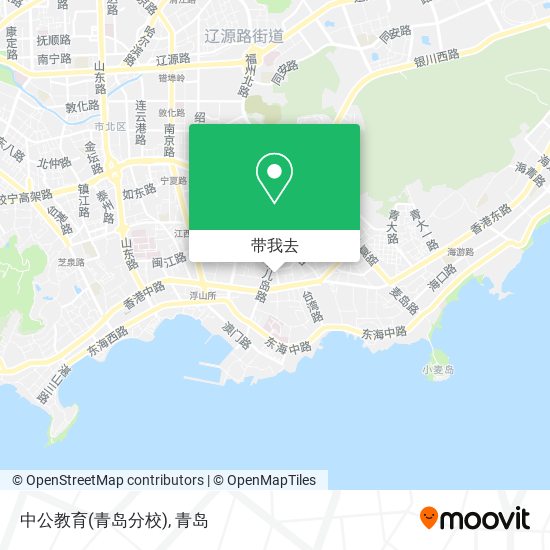 中公教育(青岛分校)地图