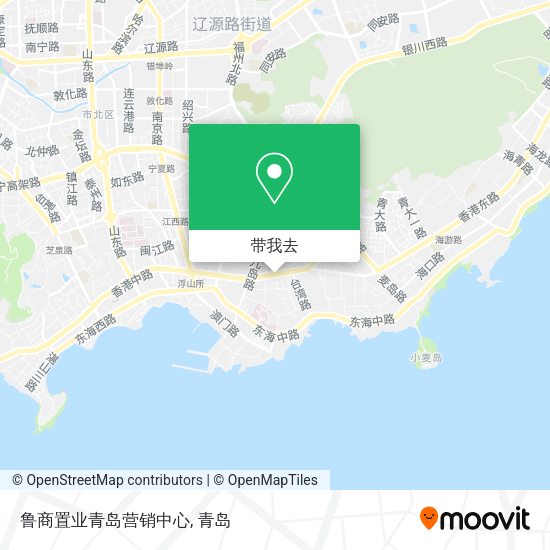 鲁商置业青岛营销中心地图