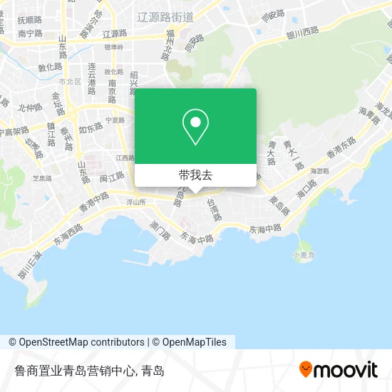 鲁商置业青岛营销中心地图